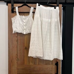 GAP x Doen matching eyelet set